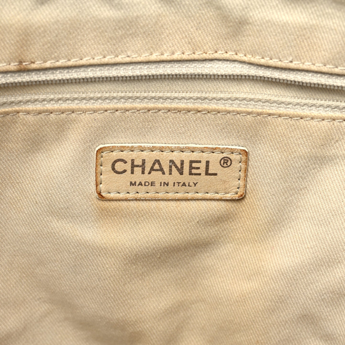 Canvas Sequin Stripe CC Tote Blue