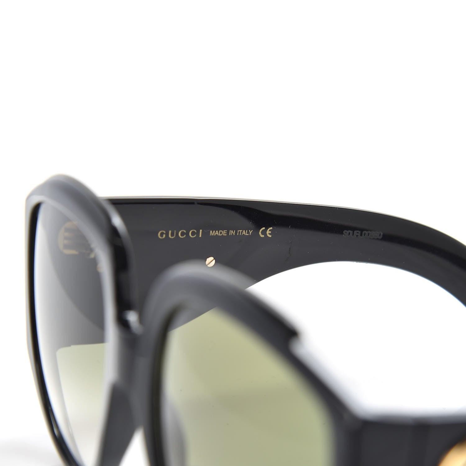 Gucci Acetate Oversized Interlocking GG0151S Sunglasses Black 6 of 7