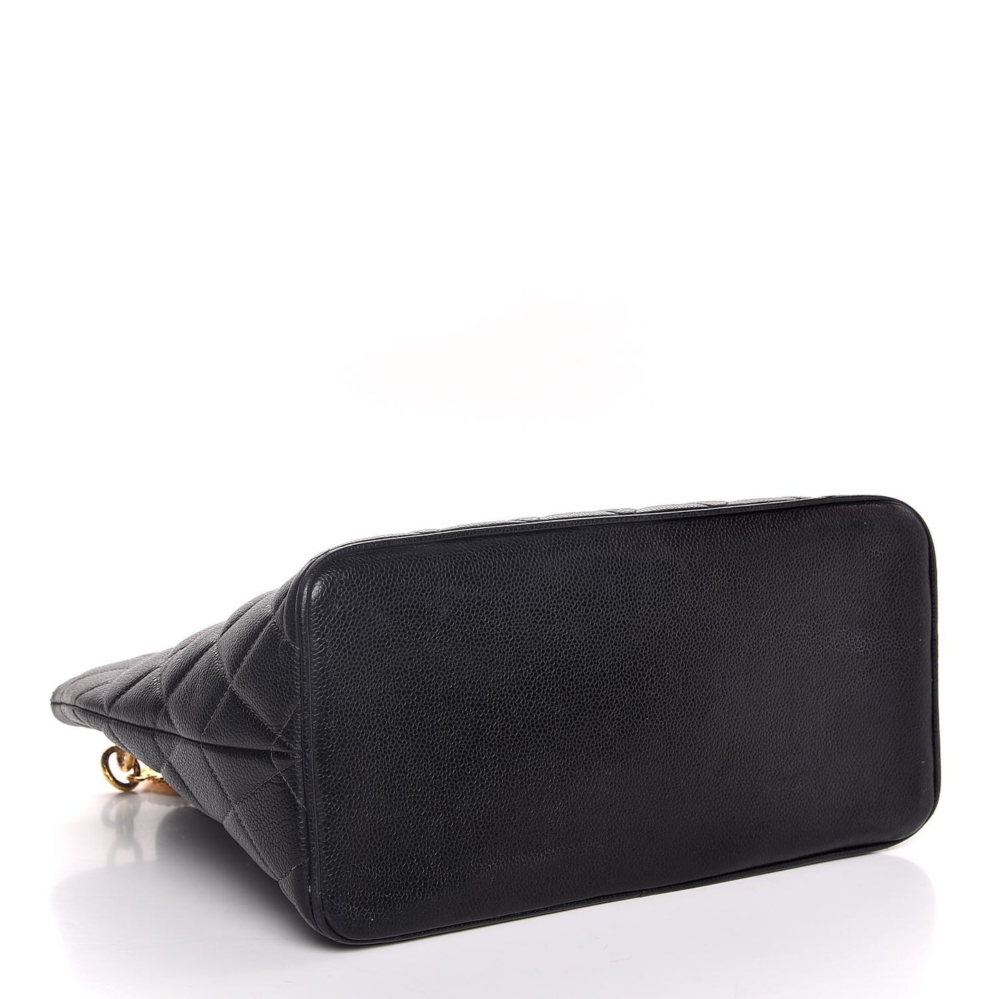Caviar Quilted Medallion Tote Navy
