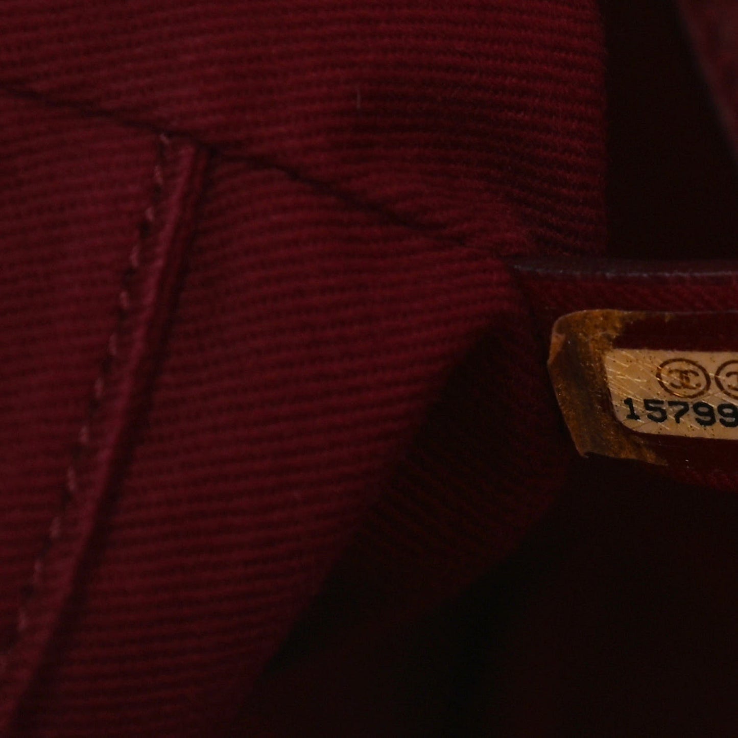Canvas Medium Deauville Tote Red