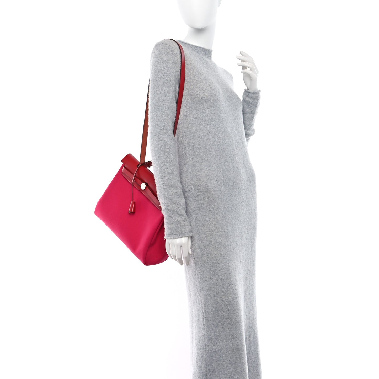 Military Toile Vache Hunter Herbag Zip PM 31 Rose Mexico Rouge Piment