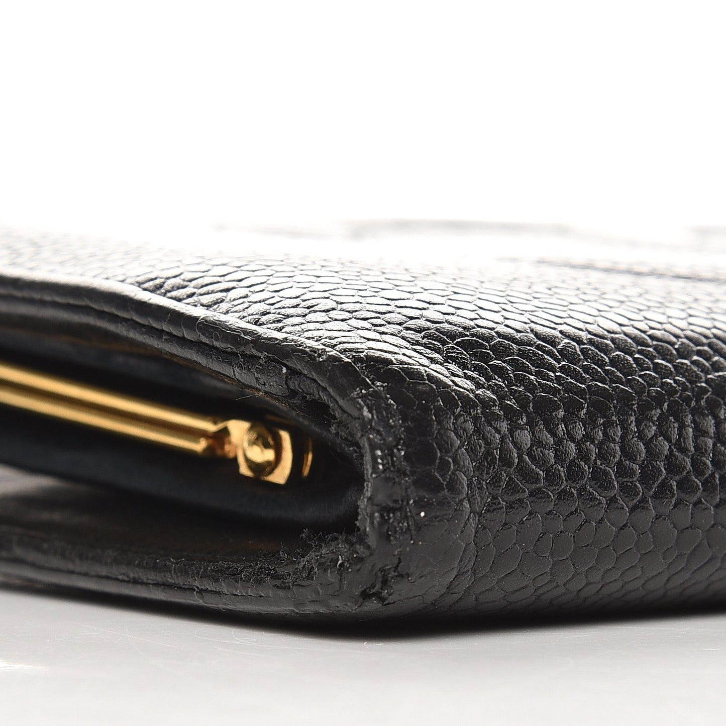 Caviar Timeless CC French Wallet Black