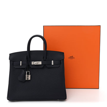 Hermes Togo Birkin 25 Bleu Nuit 11 of 11