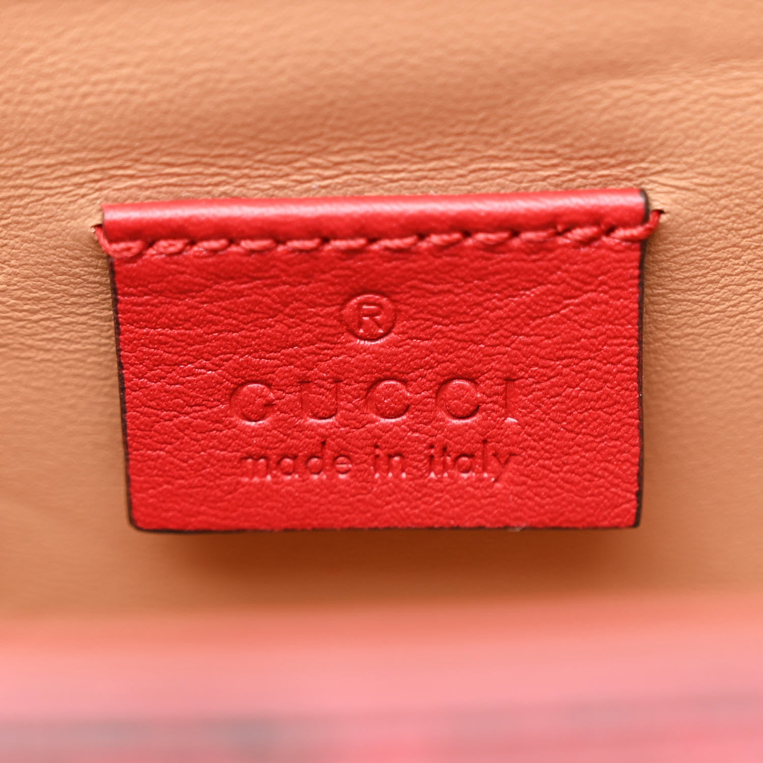 Gucci Elaphe Radiata Small Osiride Shoulder Bag Hibiscus Red 6 of 11