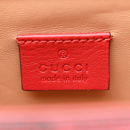 Gucci Elaphe Radiata Small Osiride Shoulder Bag Hibiscus Red 6 of 11