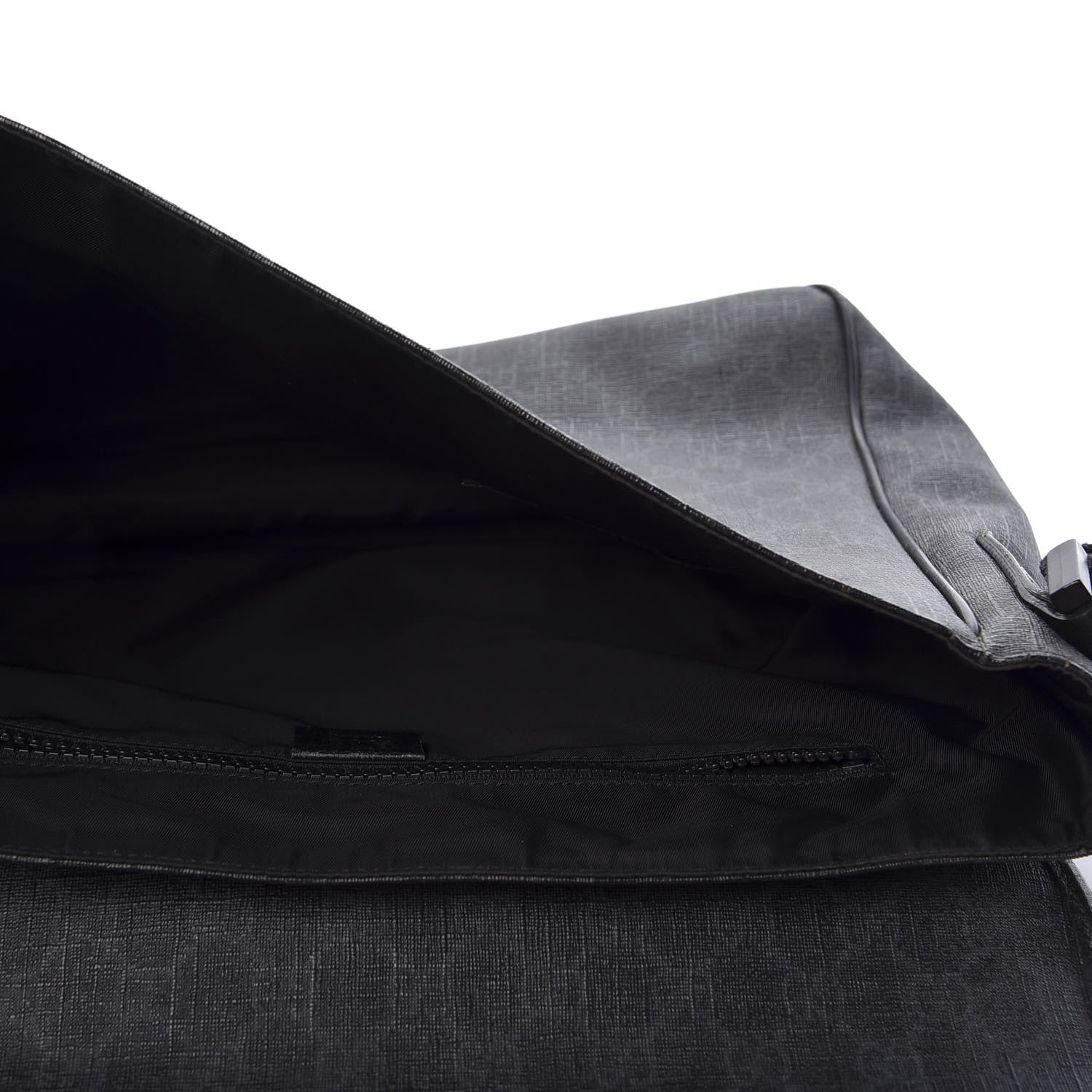 Gucci GG Plus Monogram Medium Flap Messenger Bag Black 4 of 10