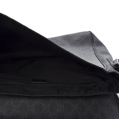 Gucci GG Plus Monogram Medium Flap Messenger Bag Black 4 of 10