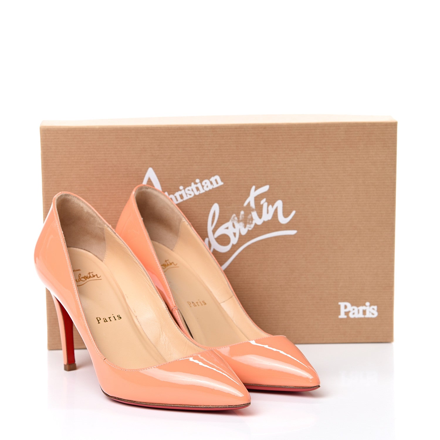 Christian Louboutin Patent Pigalle 85 Pumps 35 Mango 15 of 15