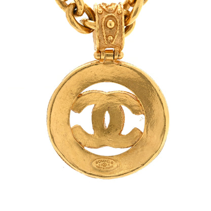 Chanel CC Chain Pendant Long Necklace Gold 5 of 5