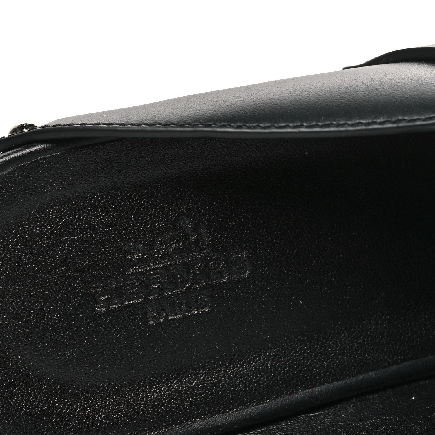 Hermes Calfskin Calya Mules 38 Black 8 of 8