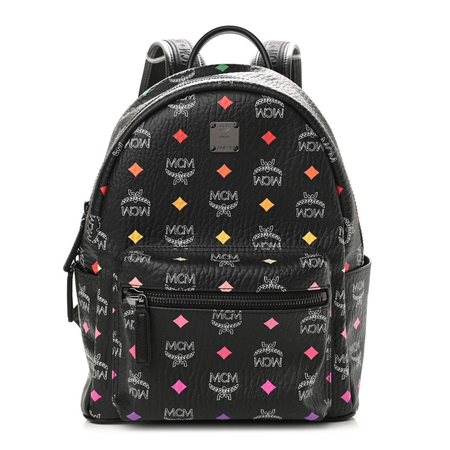 MCM Skyoptic Visetos Small Stark Backpack Spectrum Diamond Black 1 of 9
