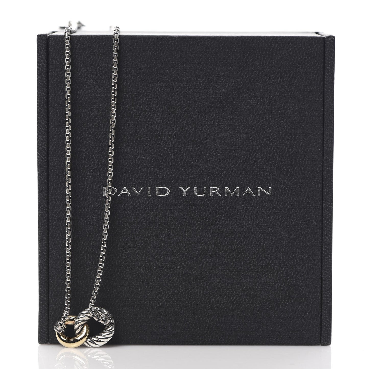 Sterling Silver 18K Yellow Gold Belmont Pendant Necklace
