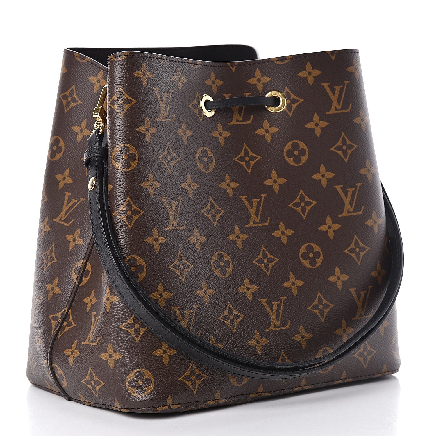 Louis Vuitton Monogram Neonoe MM Black 3 of 10