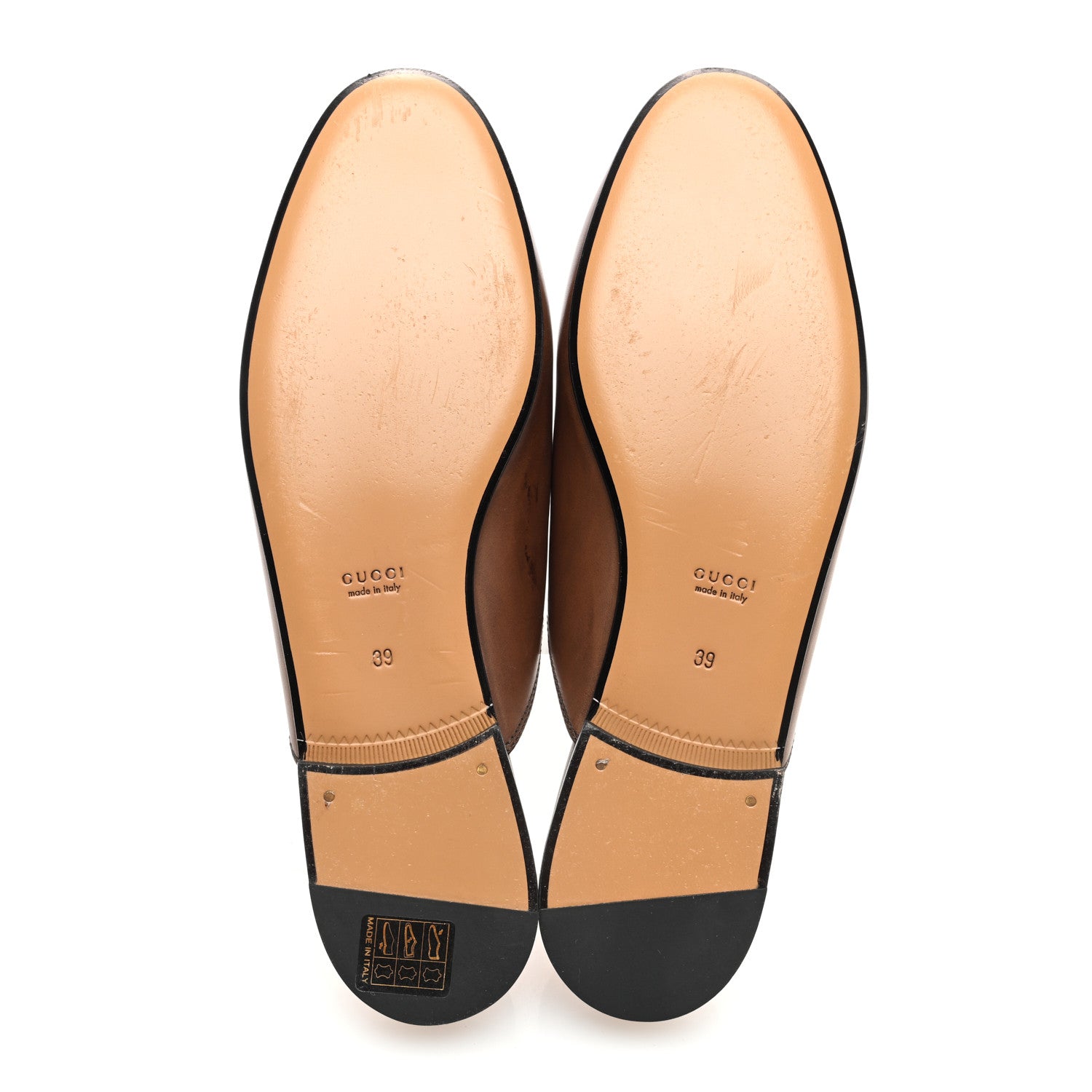 Gucci Calfskin Womens Princetown Slippers 39 Brown 5 of 7