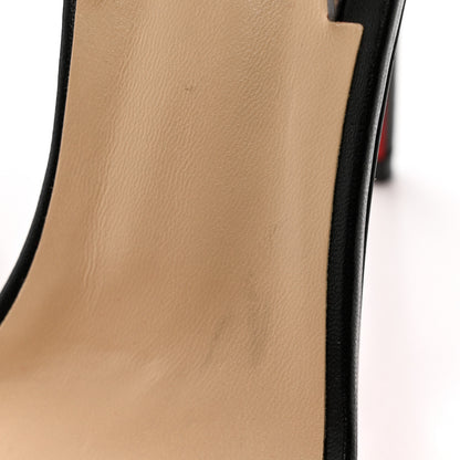 Christian Louboutin Shiny Nappa PVC Jonatina 100 Sandals 40 Black 9 of 9