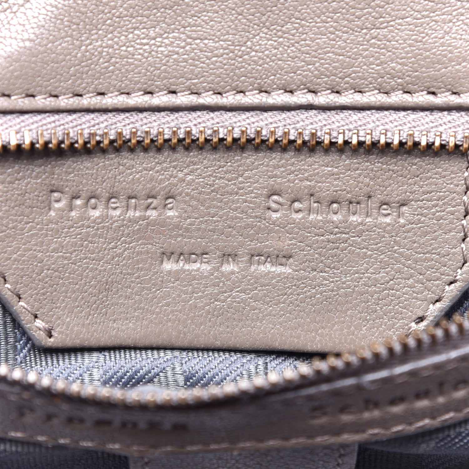 Proenza Schouler Lambskin Large PS1 Satchel Smoke 6 of 9