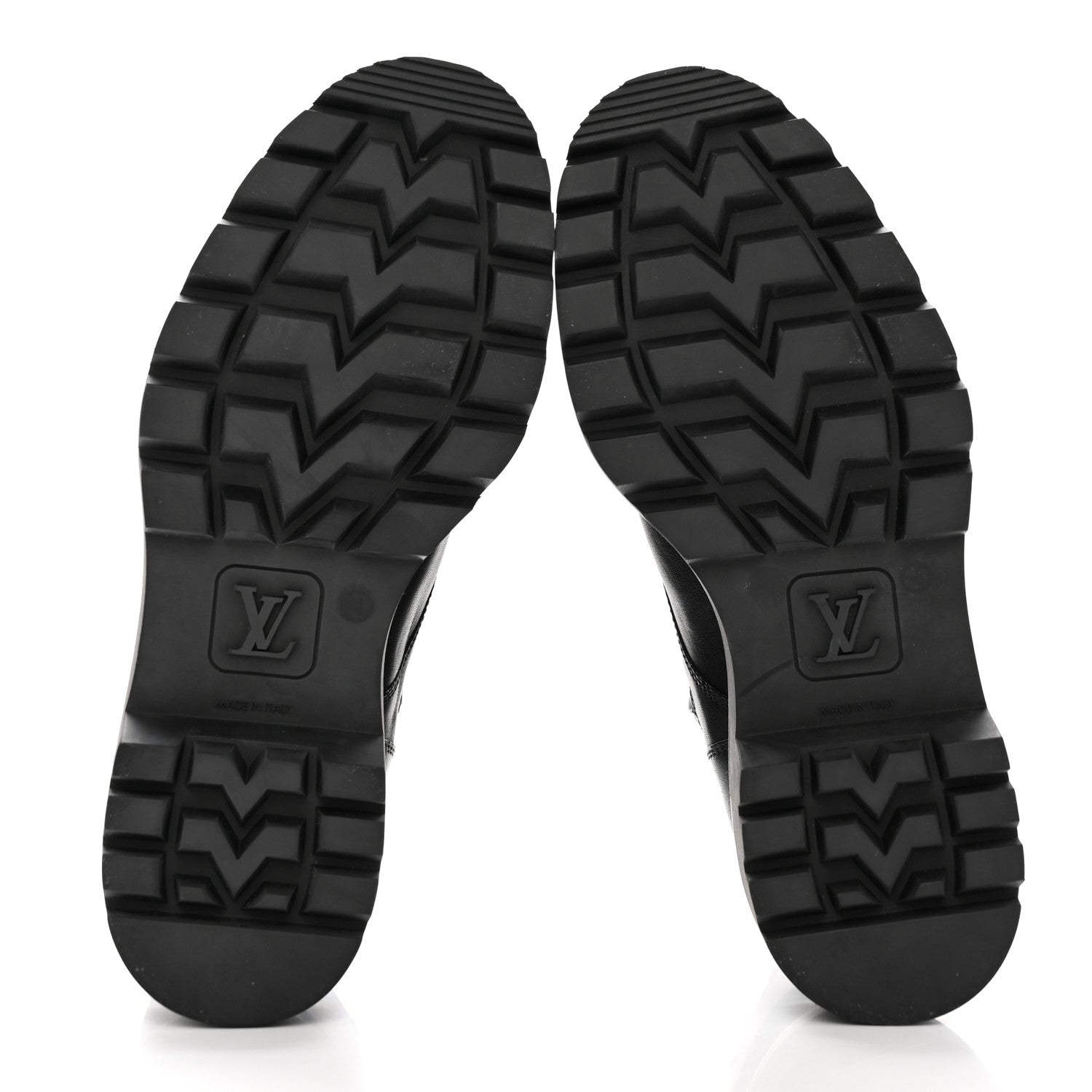 Louis Vuitton Calfskin Monogram Territory Flat Ranger Boots 36 Black 6 of 14