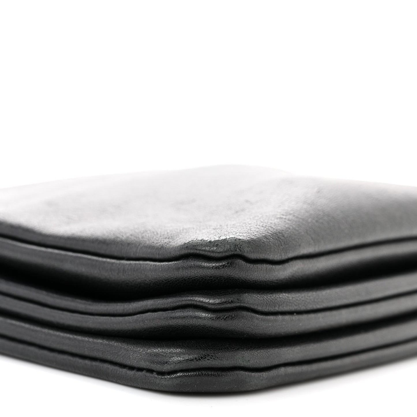 Lambskin Small Trio Crossbody Bag Black