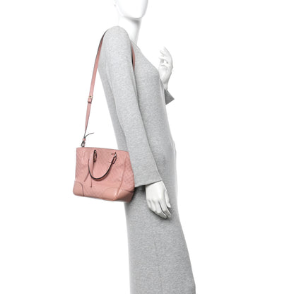 Gucci Microguccissima Small Bree Tote Soft Pink 2 of 15