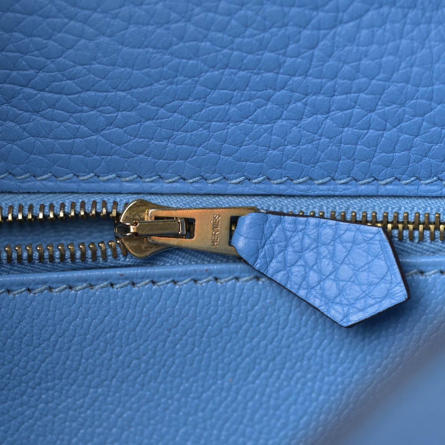 Hermes Togo Kelly Retourne 28 Bleu Paradise 29 of 42