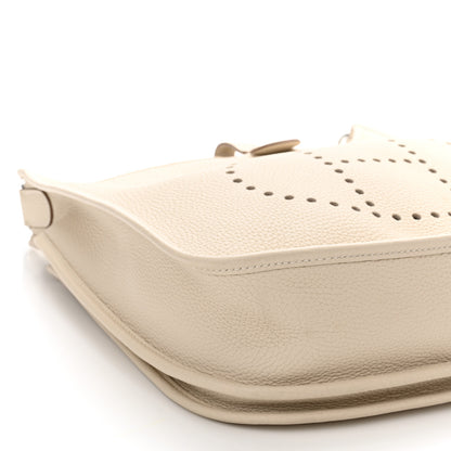 Hermes Taurillon Clemence Evelyne III PM Craie 9 of 15
