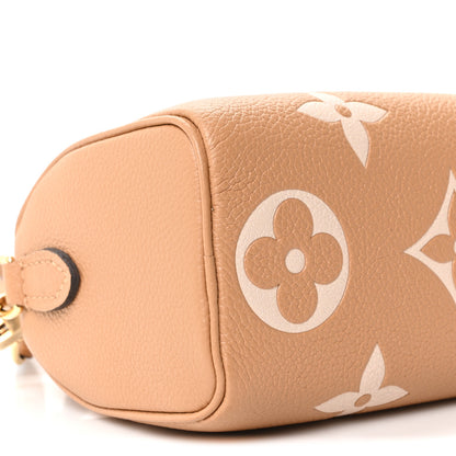 Louis Vuitton Empreinte Monogram Giant Nano Speedy Arizona Creme 8 of 9