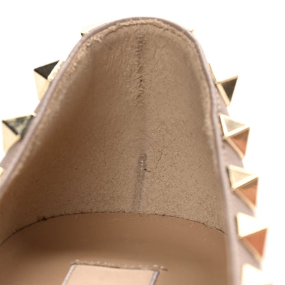 Valentino Garavani Patent Rockstud Ballerina Flats 38 Poudre 10 of 11
