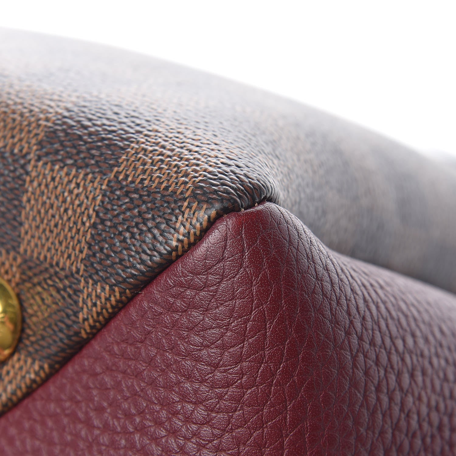 Louis Vuitton Damier Ebene Cuir Taurillon Brittany Bordeaux 11 of 15