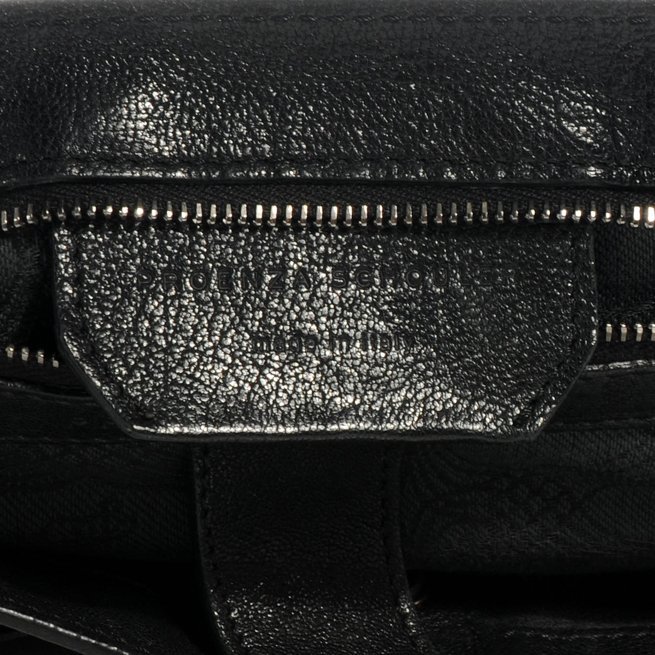 Lambskin PS1 Medium Satchel Black
