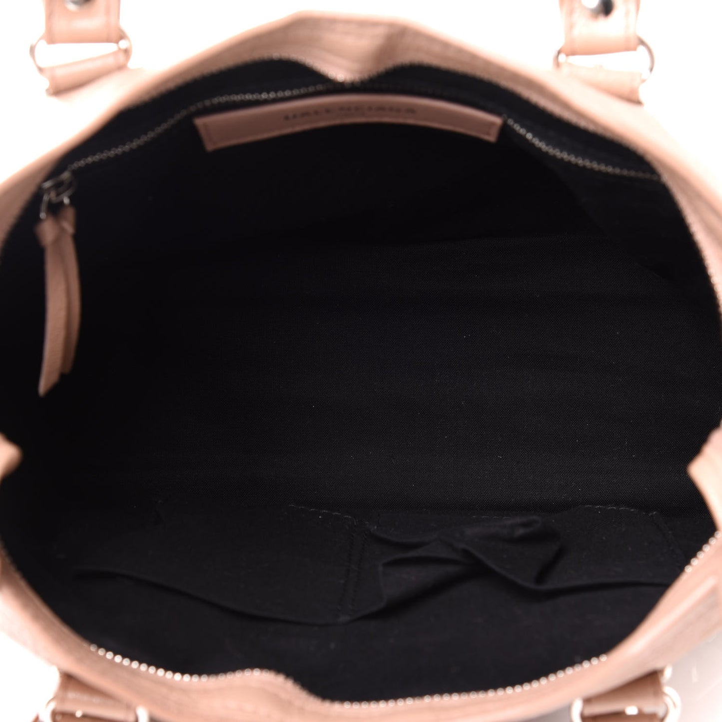 Shiny Goatskin Silver Metallic Edge Hardware S City Rose Des Sables