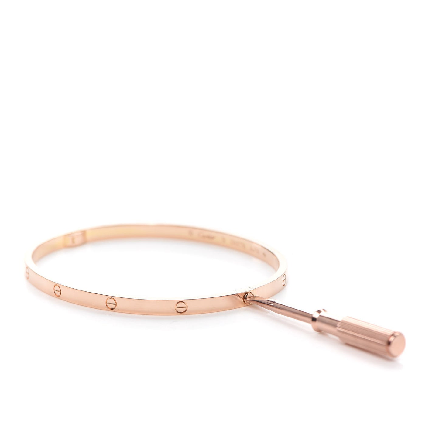 18K Pink Gold Small LOVE Bracelet 19