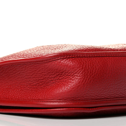 Hermes Taurillon Clemence Evelyne II PM Rouge Garance 6 of 6