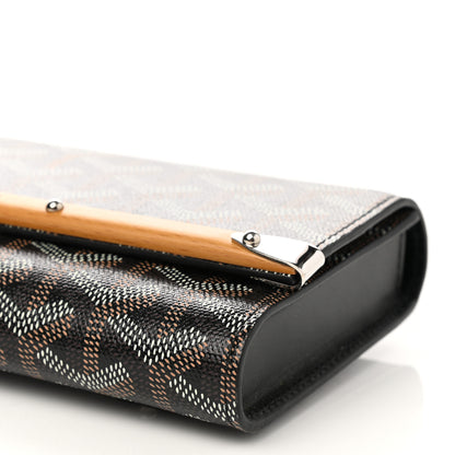 Goyard Goyardine Monte Carlo Bois Clutch Black 7 of 11