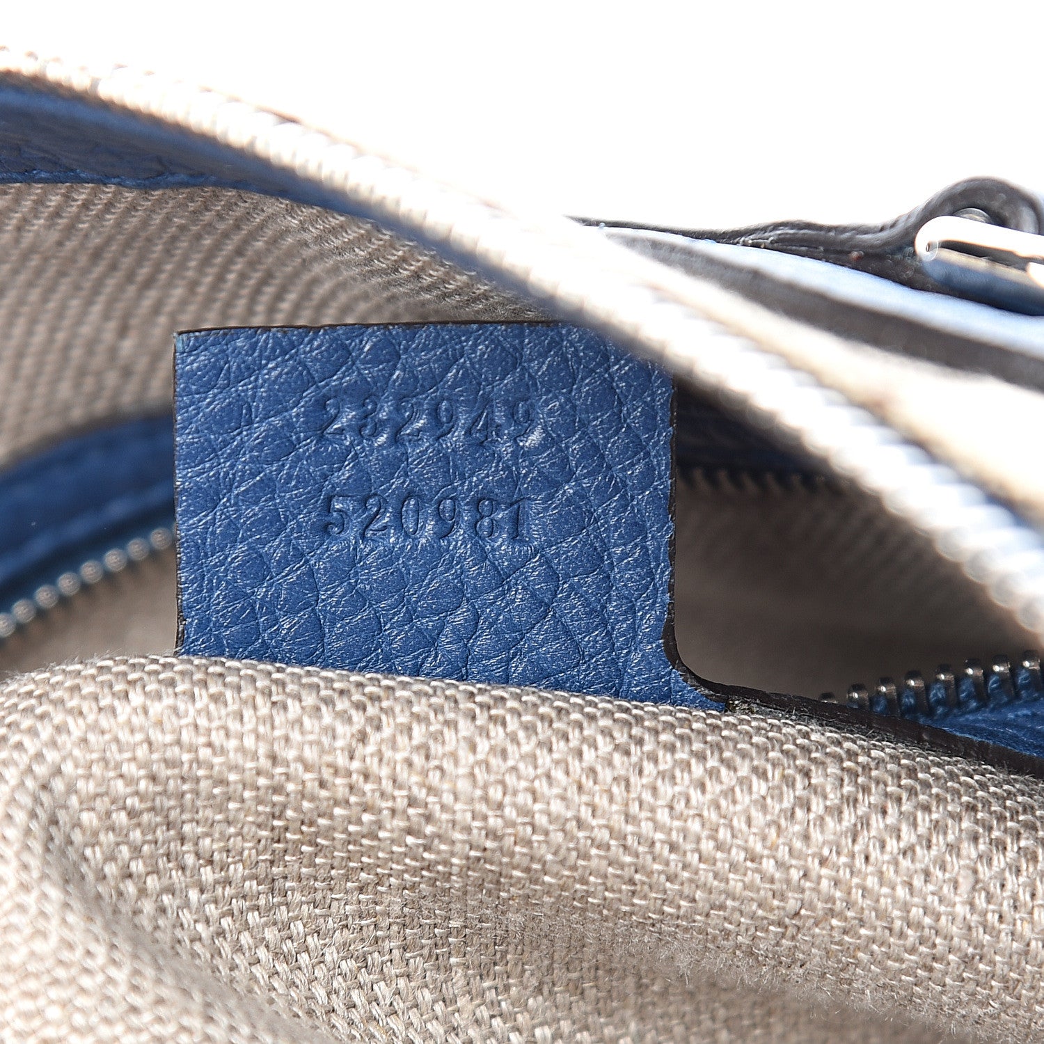 Gucci Monogram Large Icon Bit Top Handle Bag Blue 6 of 9