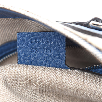 Gucci Monogram Large Icon Bit Top Handle Bag Blue 6 of 9