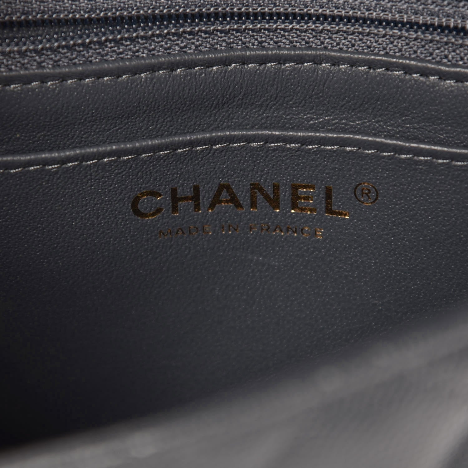 Chanel Caviar Quilted Mini Square Flap Dark Grey 6 of 9