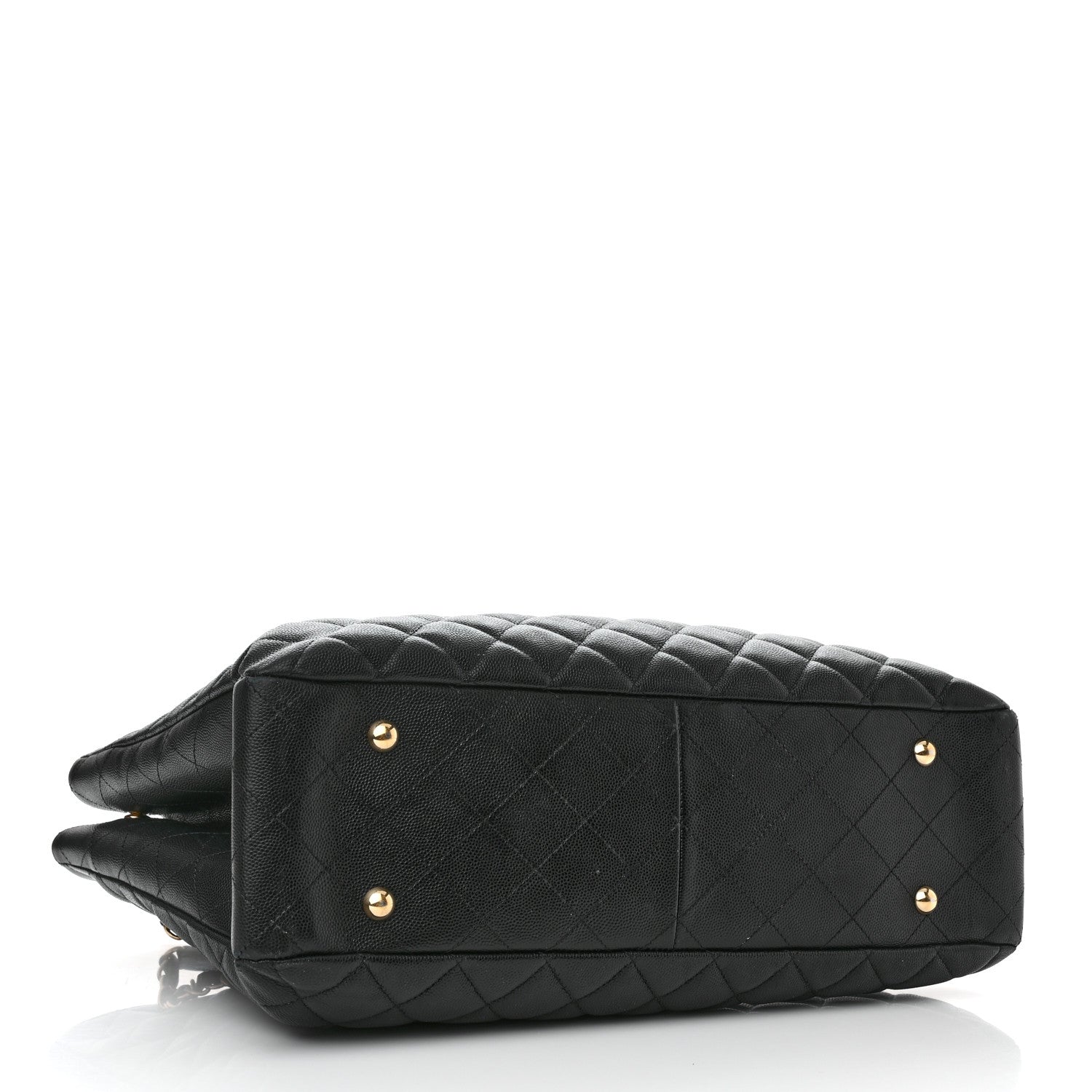 Chanel Caviar Quilted Large Shopping Tote Black 4 of 10