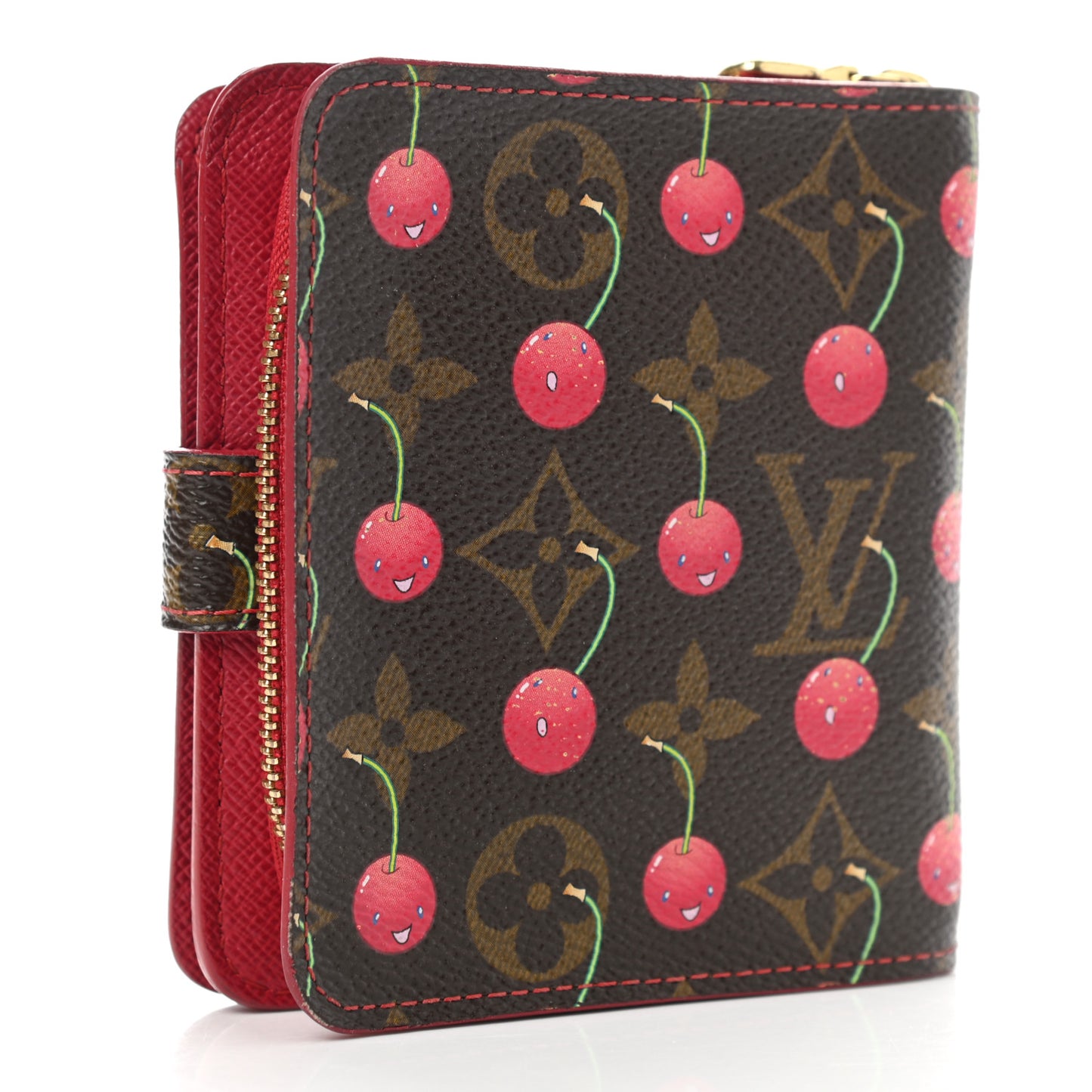 Monogram Cerises Compact Zippe Wallet