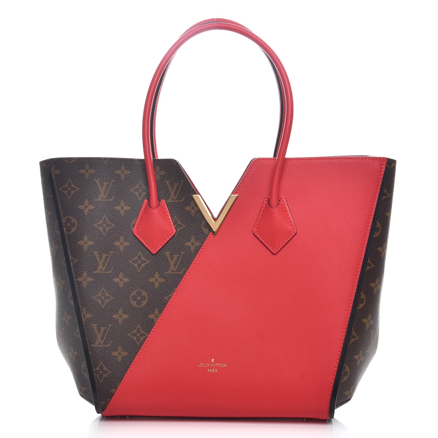 Louis Vuitton Calfskin Monogram Kimono Tote Poppy 1 of 7