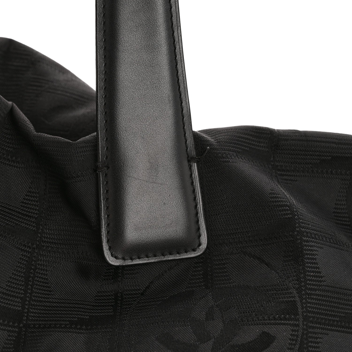 Chanel Nylon Large Travel Tote Black 10 of 11