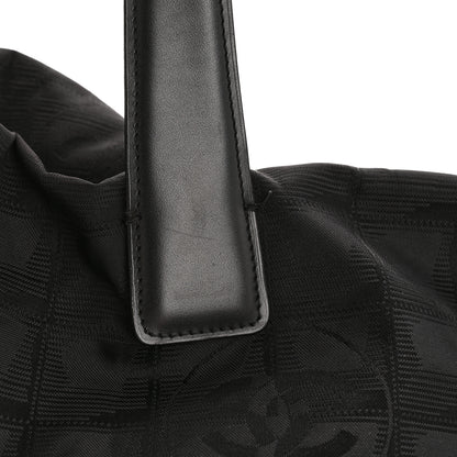 Chanel Nylon Large Travel Tote Black 10 of 11