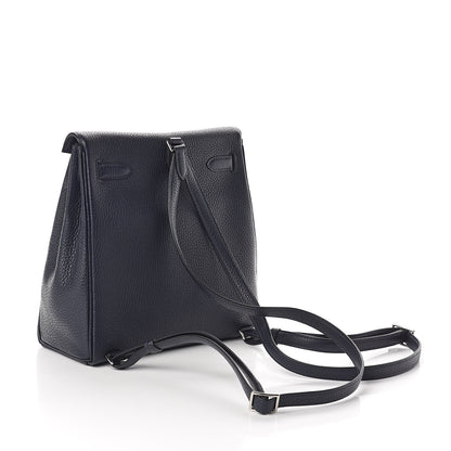 Hermes Taurillon Clemence Kelly Ado Backpack Bleu Nuit 3 of 10