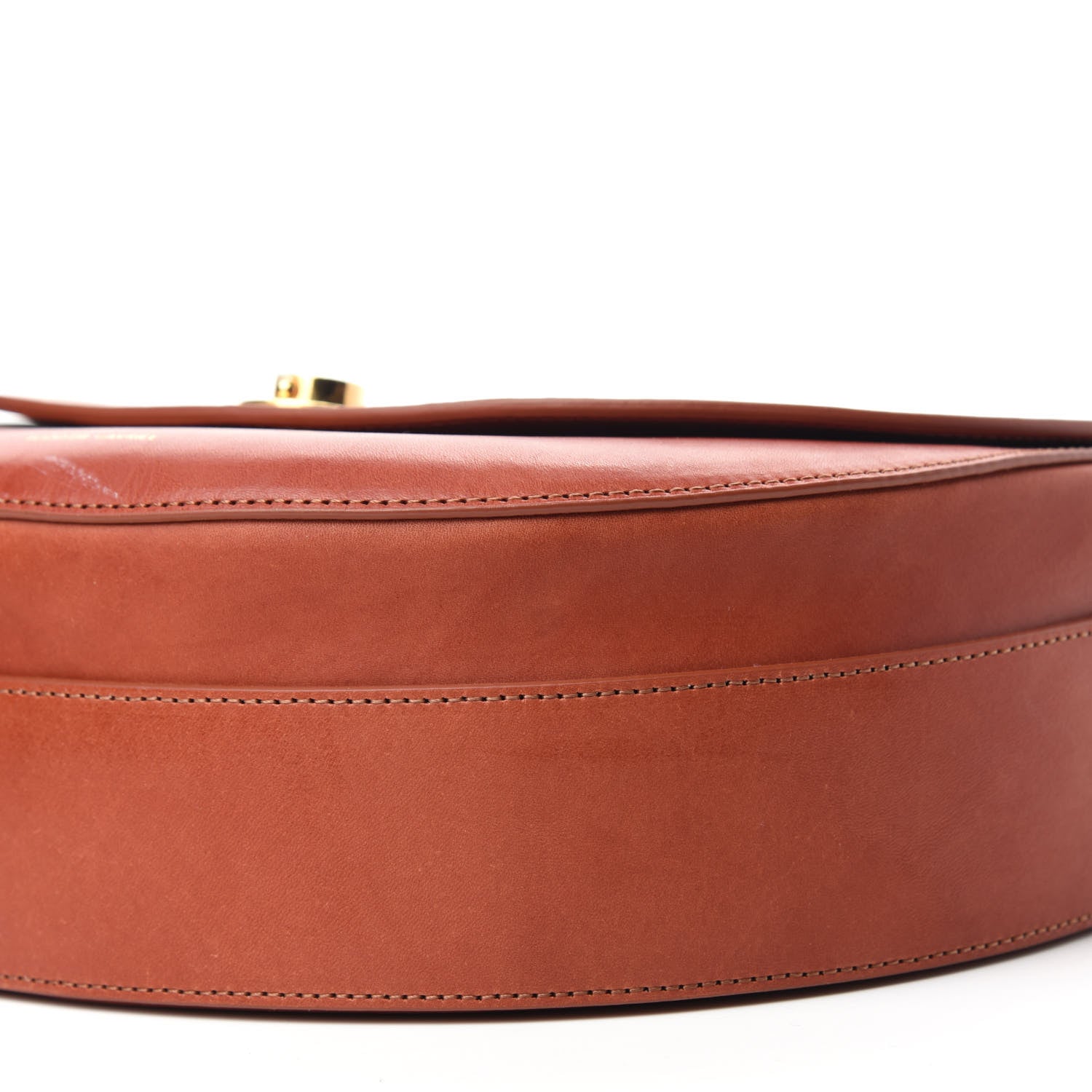 Mansur Gavriel Vegetable Tanned Saddle Crossbody Bag Brandy 7 of 10