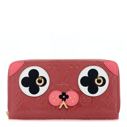 Louis Vuitton Vernis Valentine Dog Zippy Wallet Vieux Rose 1 of 6