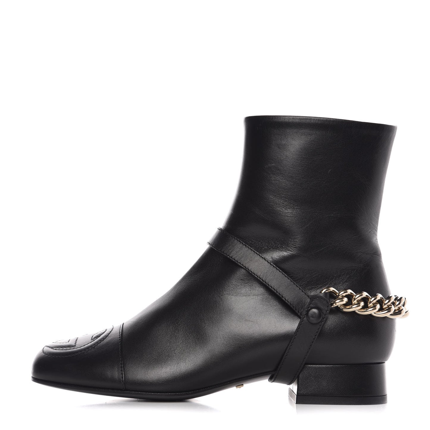 Malaga Kid Calfskin Soho Boots 36.5 Black