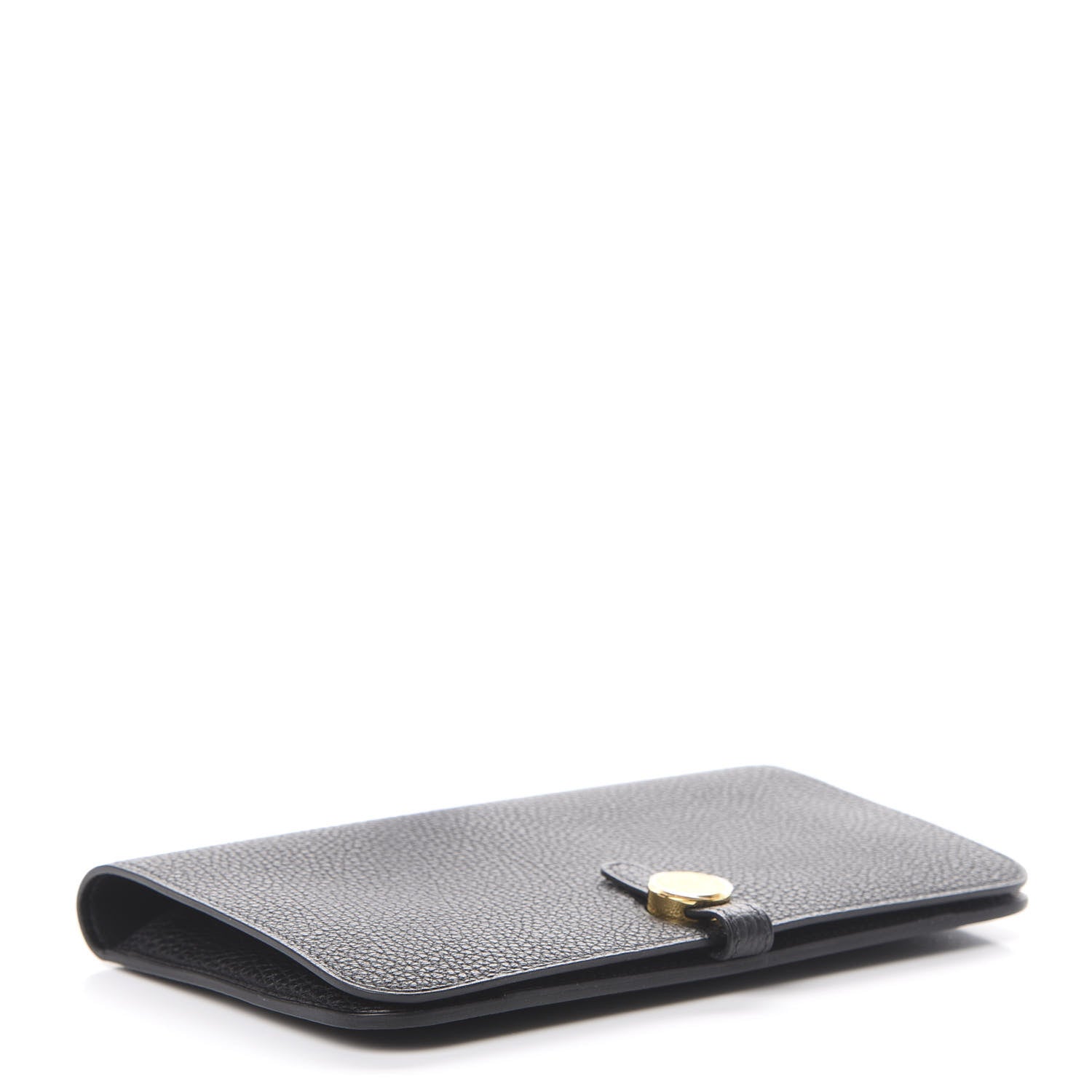 Hermes Togo Dogon Duo Wallet Black 3 of 10
