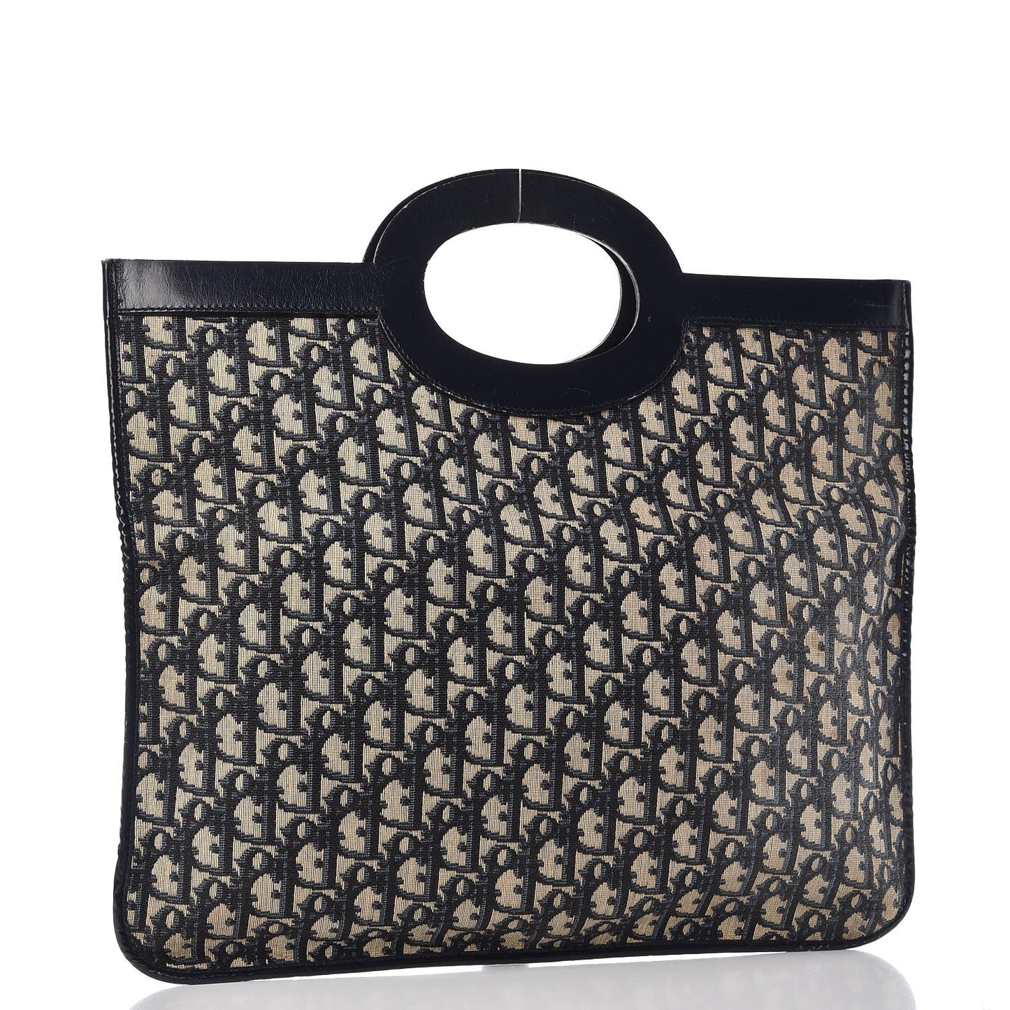 Monogram Fold Over Clutch Blue
