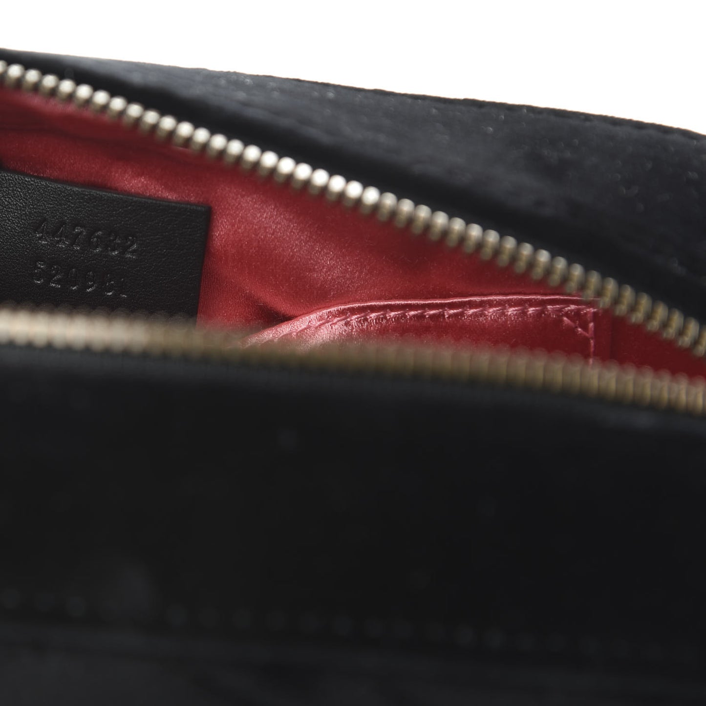 Velvet Matelasse Small GG Marmont Chain Shoulder Bag Black