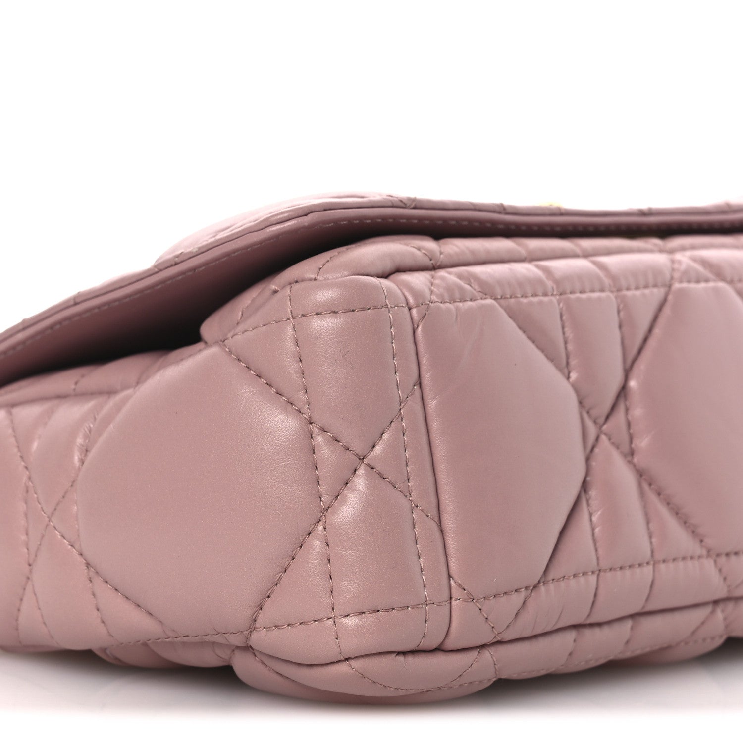Christian Dior Lambskin Macrocannage Small Dior Caro Bag Pink 9 of 11