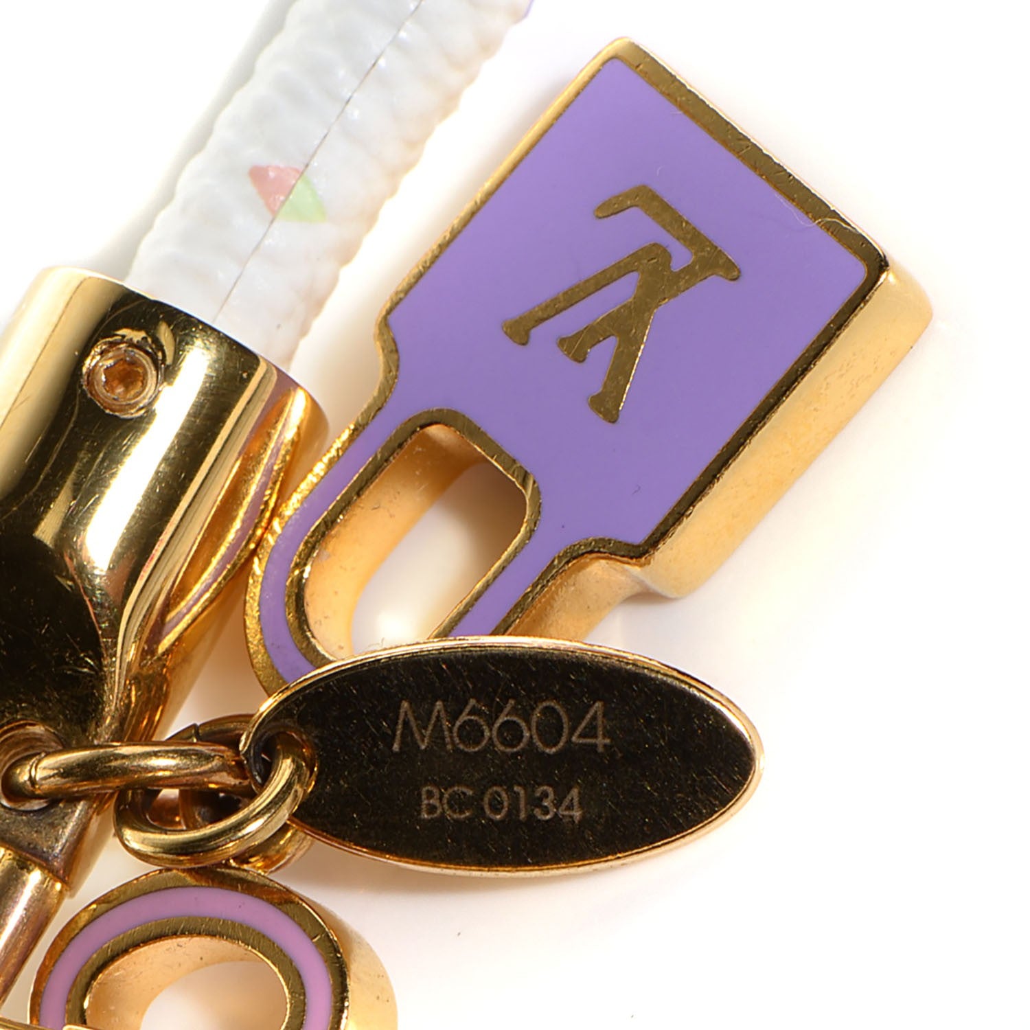 Louis Vuitton Monogram Multicolor Luck It Bracelet 19 White 4 of 5